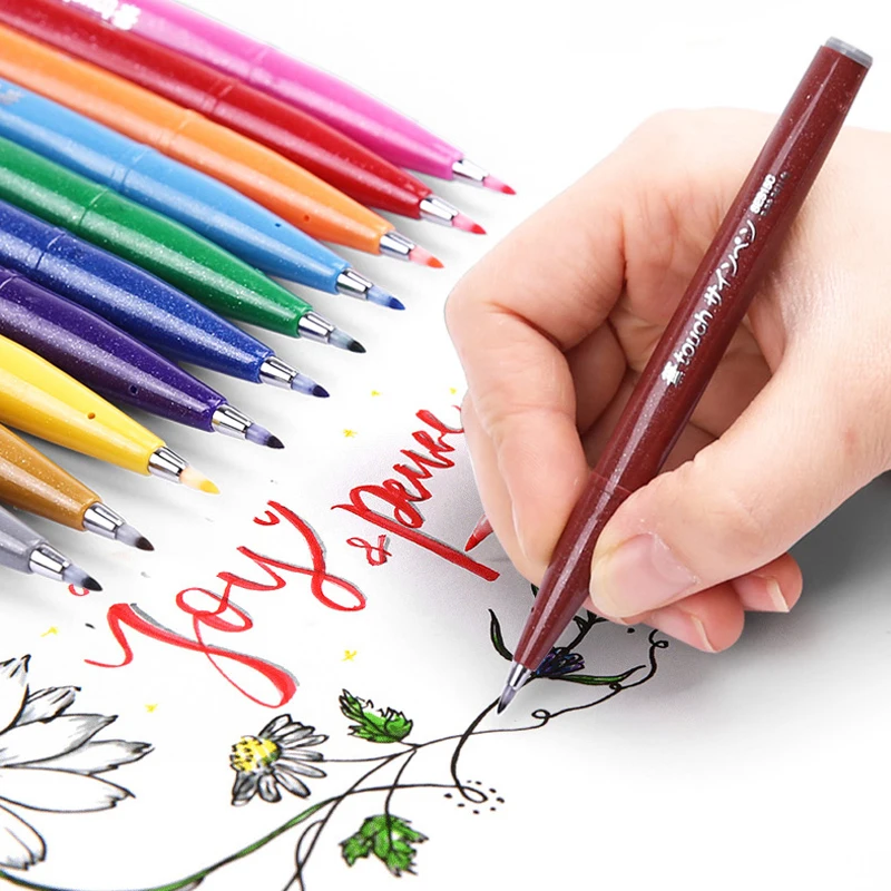 Pentel Pen Sign Pen - مجموعة أقلام بنتل اليابانية ذات الرأس
