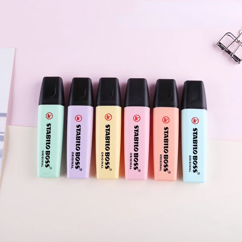 Stabilo Marker Boss - 6 ألوان من أقلام التحديد STABILO