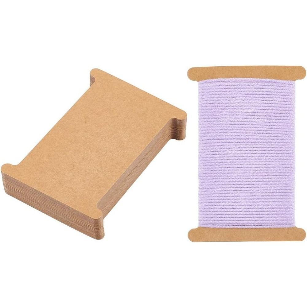 Organza Ribbon Spool - 50 قطعة منظم تخزين الشريط كرتون