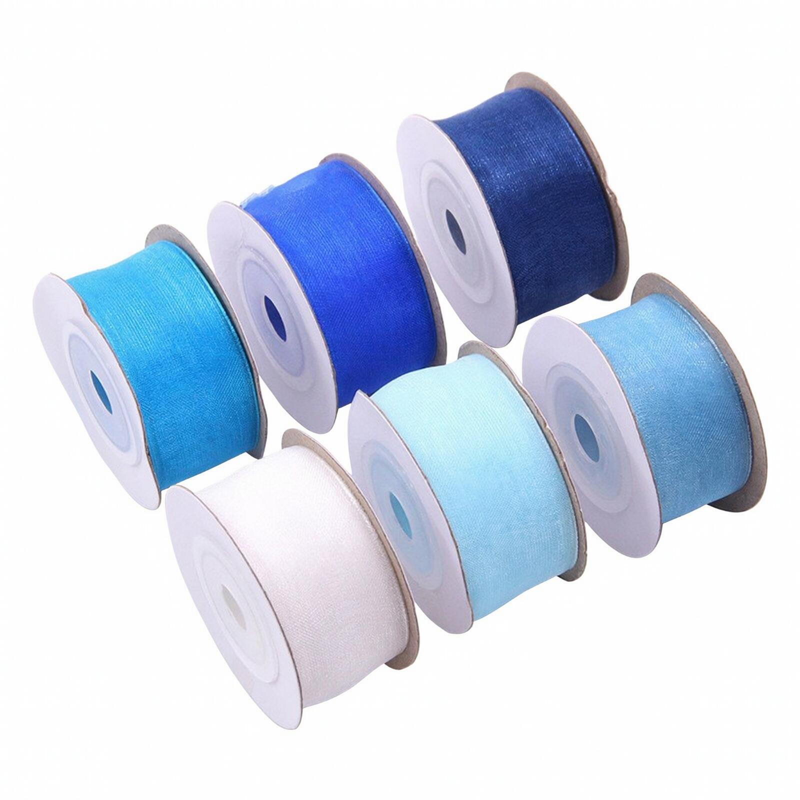 Organza Ribbon Spool - بكرة شريط زخرفي شفاف لتصميمات الزهور