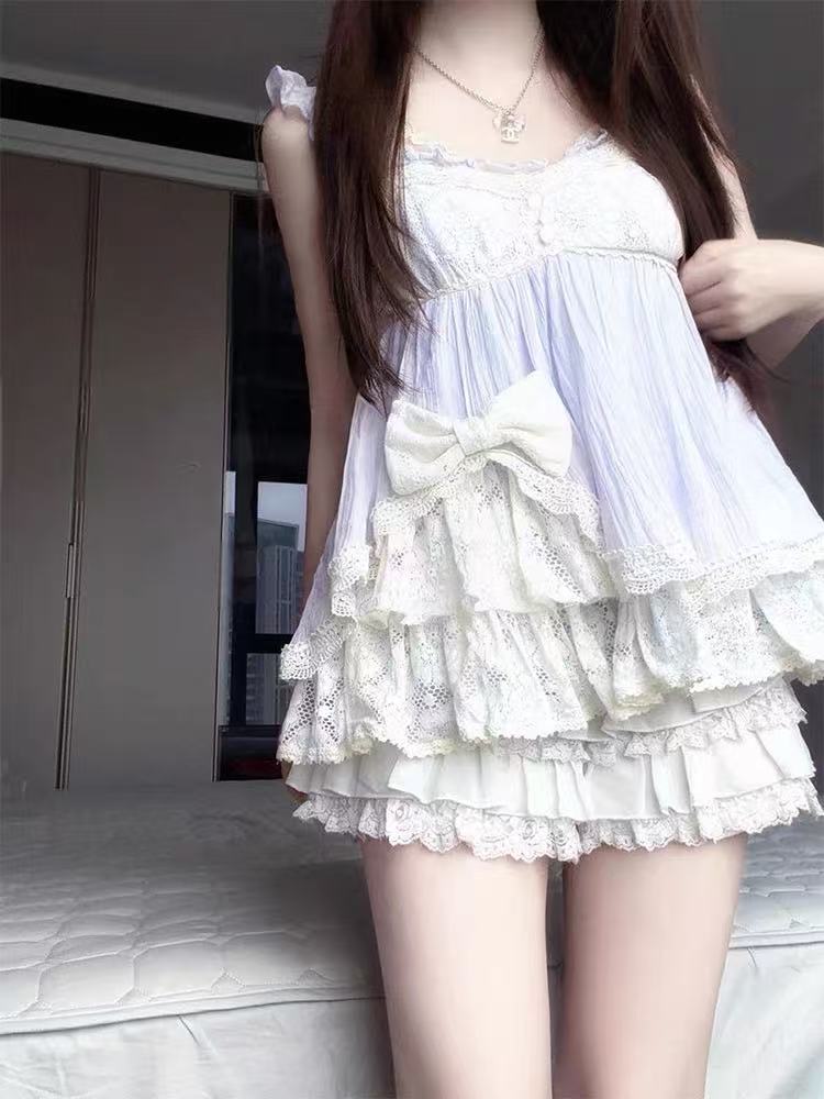 طقم نسائي من قطعتين بتصميم كوك - مراجعة Elastic Lace Trim وسعره