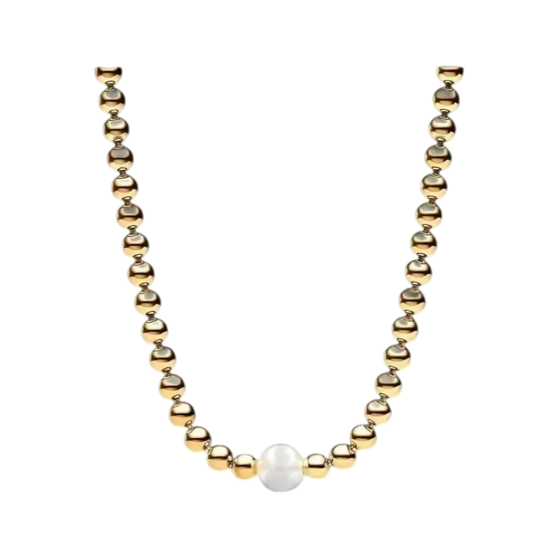 سلسلة عقد عنق جديدة من الفضة S - مراجعة Pearl Trim Chain وسعره