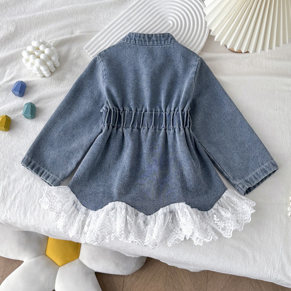 سترة WOOFOO الجديدة للفتيات لف - مراجعة Elastic Lace Trim وسعره