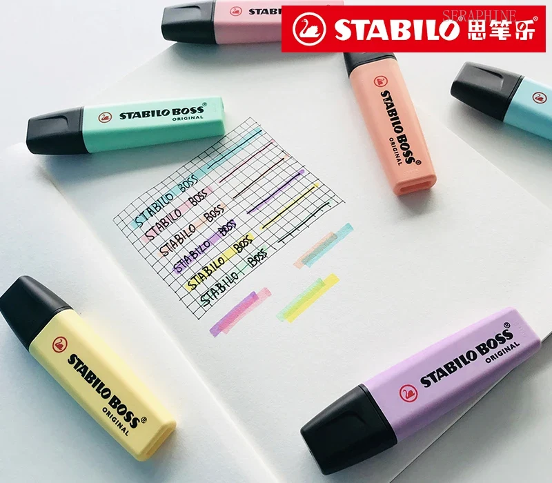 أقلام التظليل والماركر الأصلية - مراجعة Stabilo Marker Boss وسعره