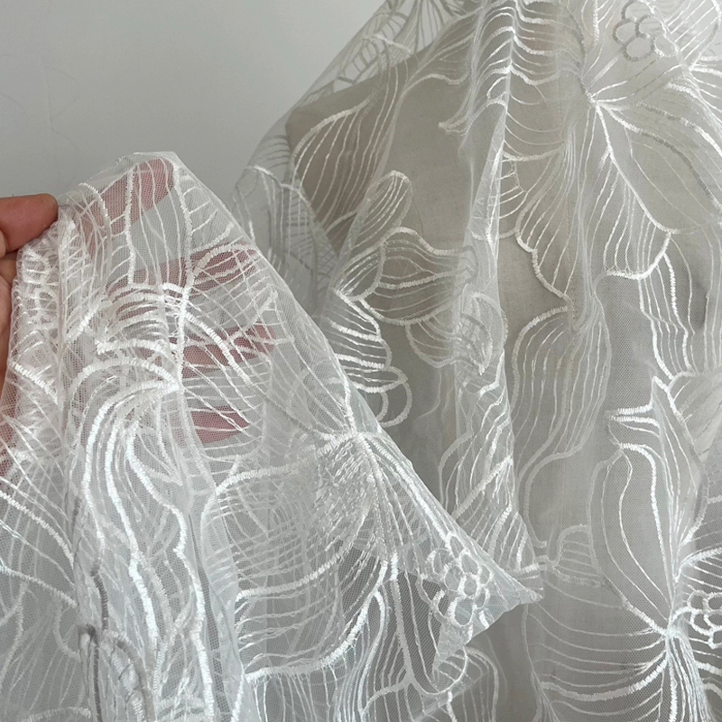 فستان زفاف، ملابس أطفال، فستان - مراجعة Crystal Mesh Fabric وسعره