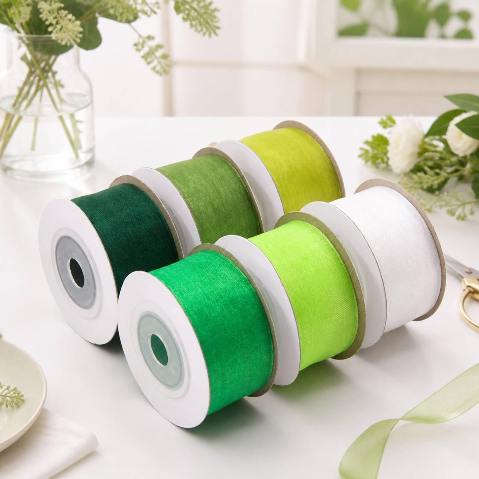 شريط نايلون شفاف للحرف اليدوية - مراجعة Organza Ribbon Spool وسعره